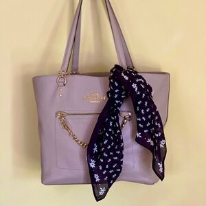 $25 or FREE Madewell True Black with White Flowers Organic Cotton Bandanna